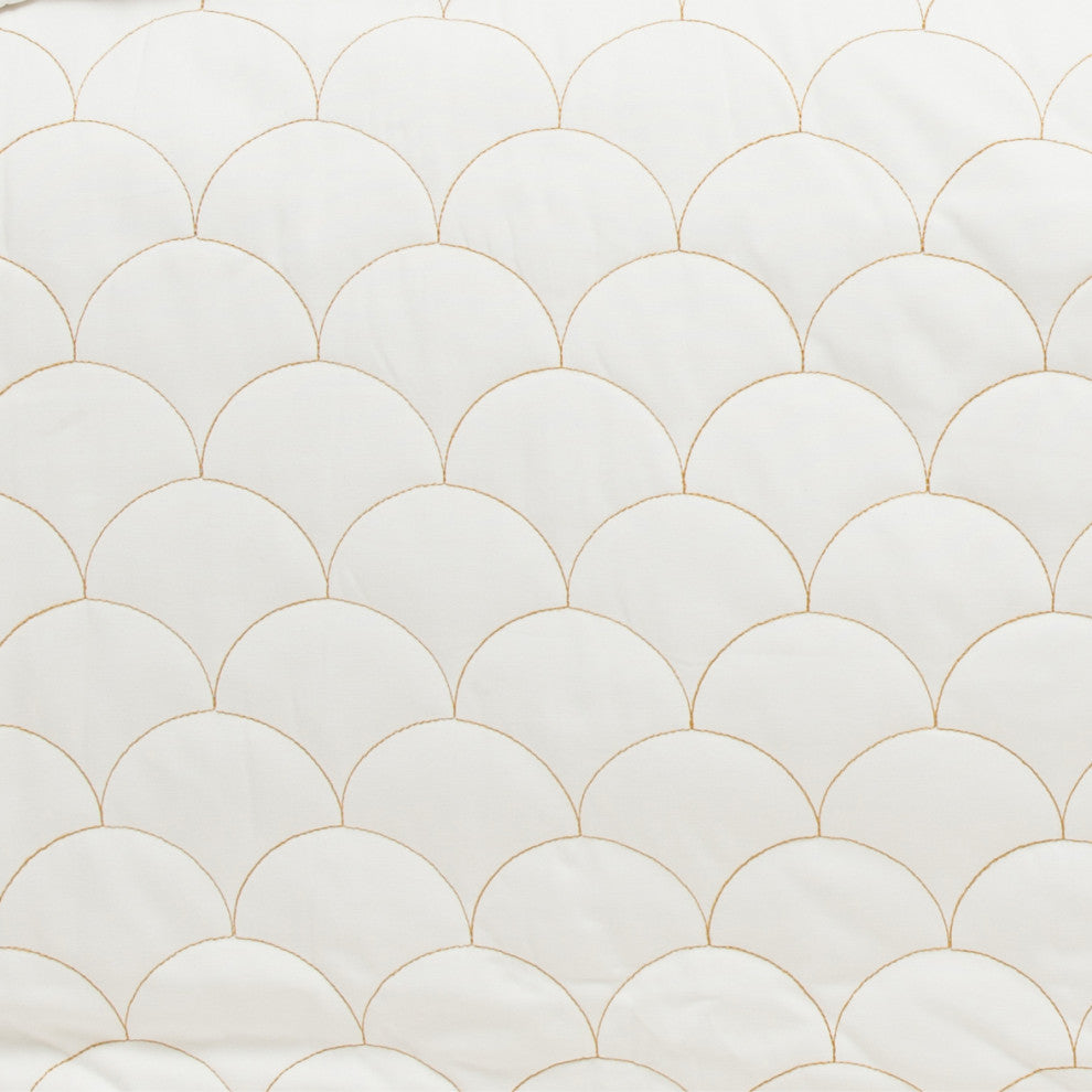 Trabuco 3-Piece King Duvet Set, White