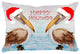Holiday Pillow Sham, 30"x20", Santa Pelicans