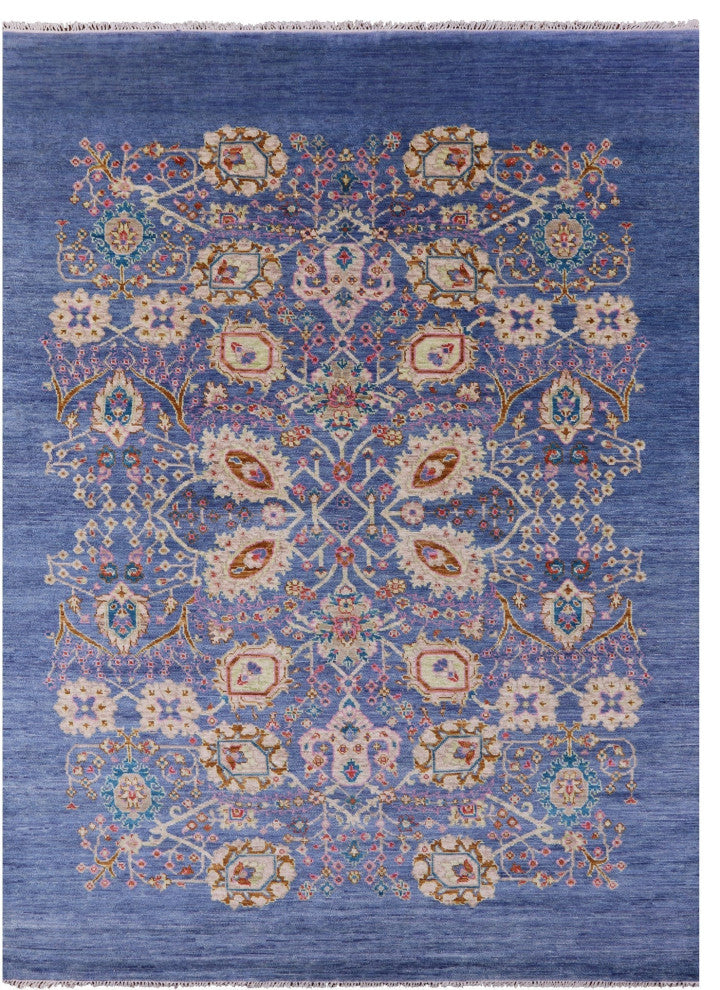 Turkish Oushak Hand Knotted Wool Rug 9' 1" X 12' 1" - Q13583