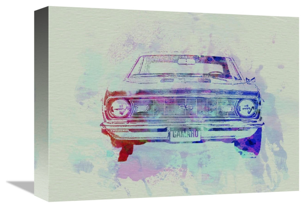 "Chevy Camaro Watercolor 2" Fine Art Print