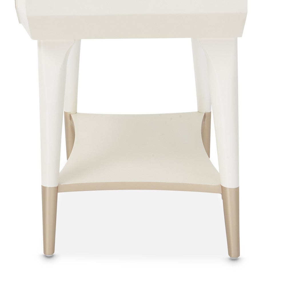 La Rachelle 1-Drawer Nightstand - Medium Champagne