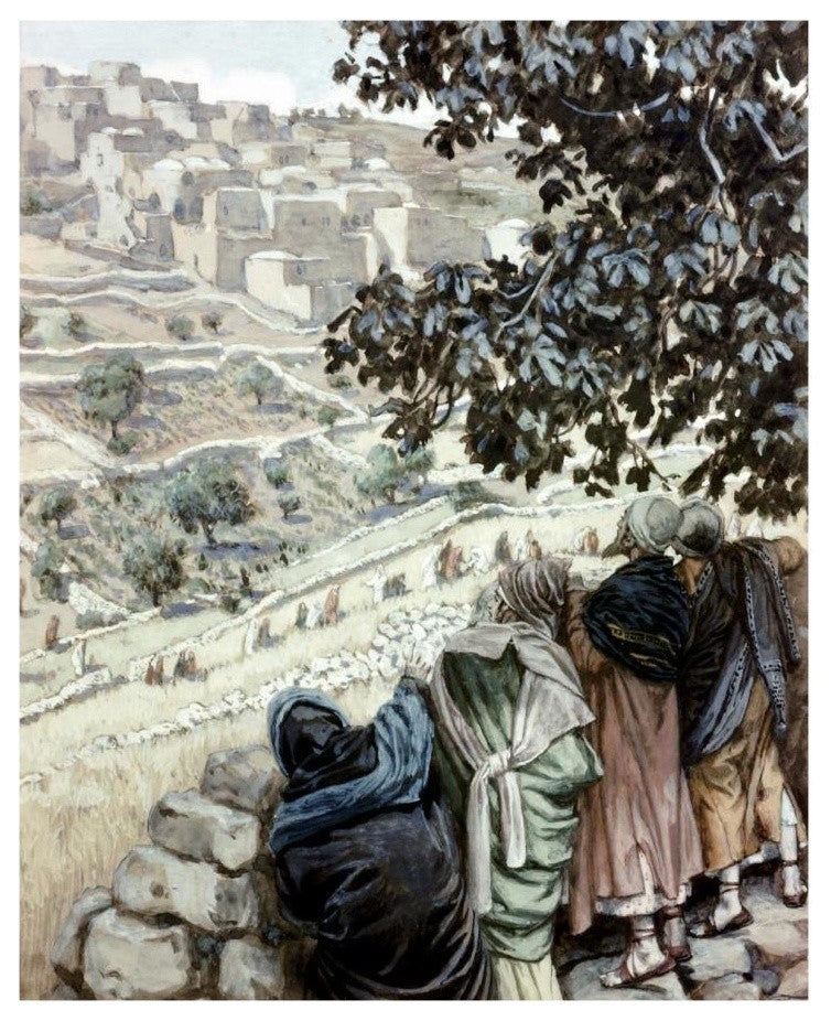 "Disciples Pluck Corn On The Sabbath" Paper Print by James Tissot, 15"x18"