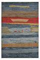 Unique Loom Navajo Fars Rug, Blue, 73 X 108