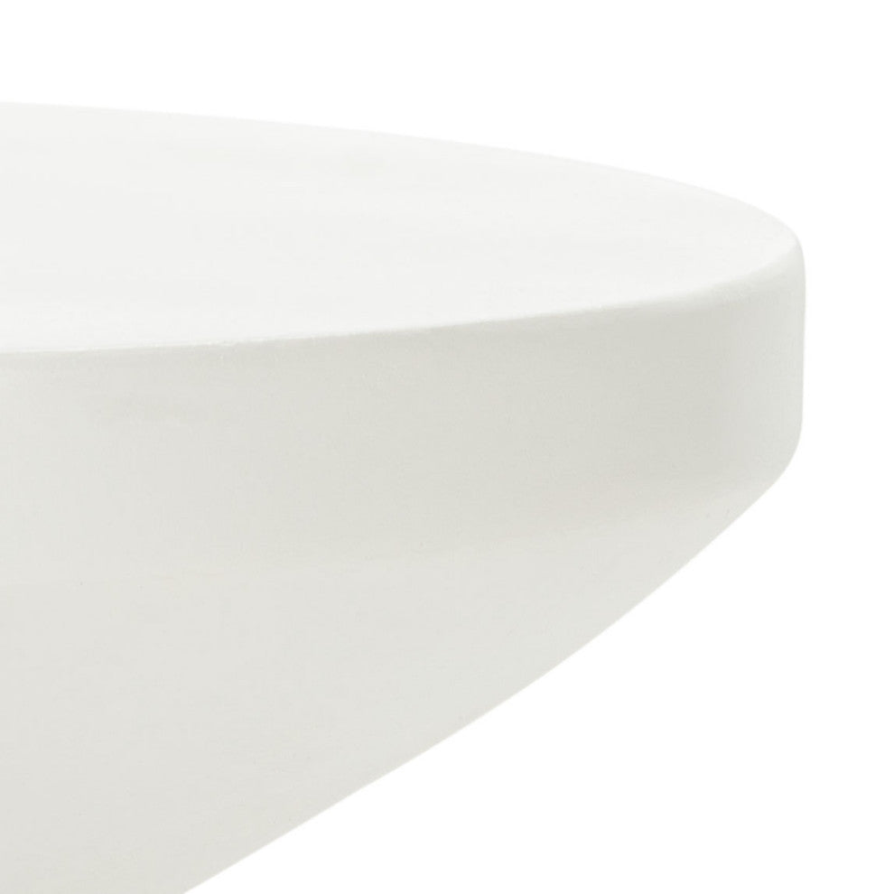 Safavieh Katara Concrete Accent Stool Ivory