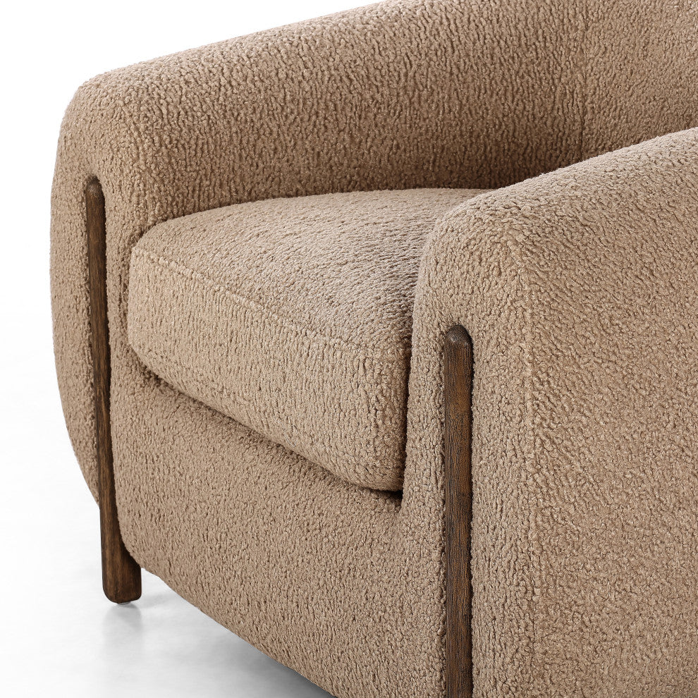 Lyla Chair-Sheepskin Camel