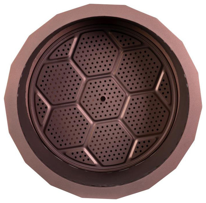 Titus Commercial Grade 27" Smokeless Outdoor Firepit, Bronze