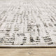 Noble Abstract Gridwork Ivory/ Grey Indoor Area Rug, Ivory, 3'3"x5'