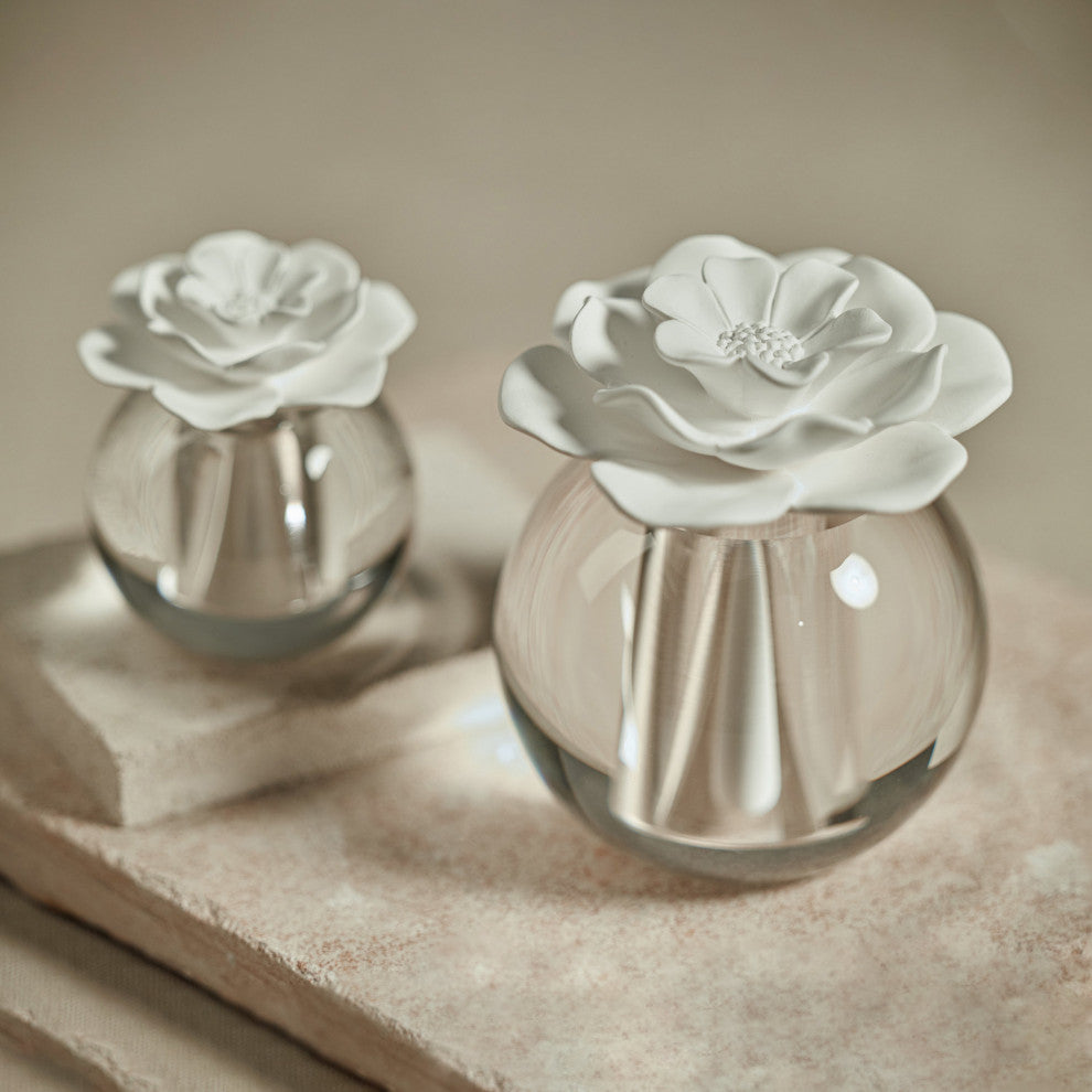 Valentina 100 ml Crystal Ball Porcelain Diffuser, Mandarin Blossom