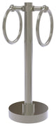 Vanity Top 2 Towel Ring, Satin Nickel