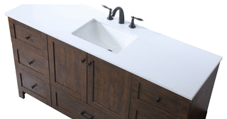 Home Living 60" SIngle Bathroom Vanity, Expresso