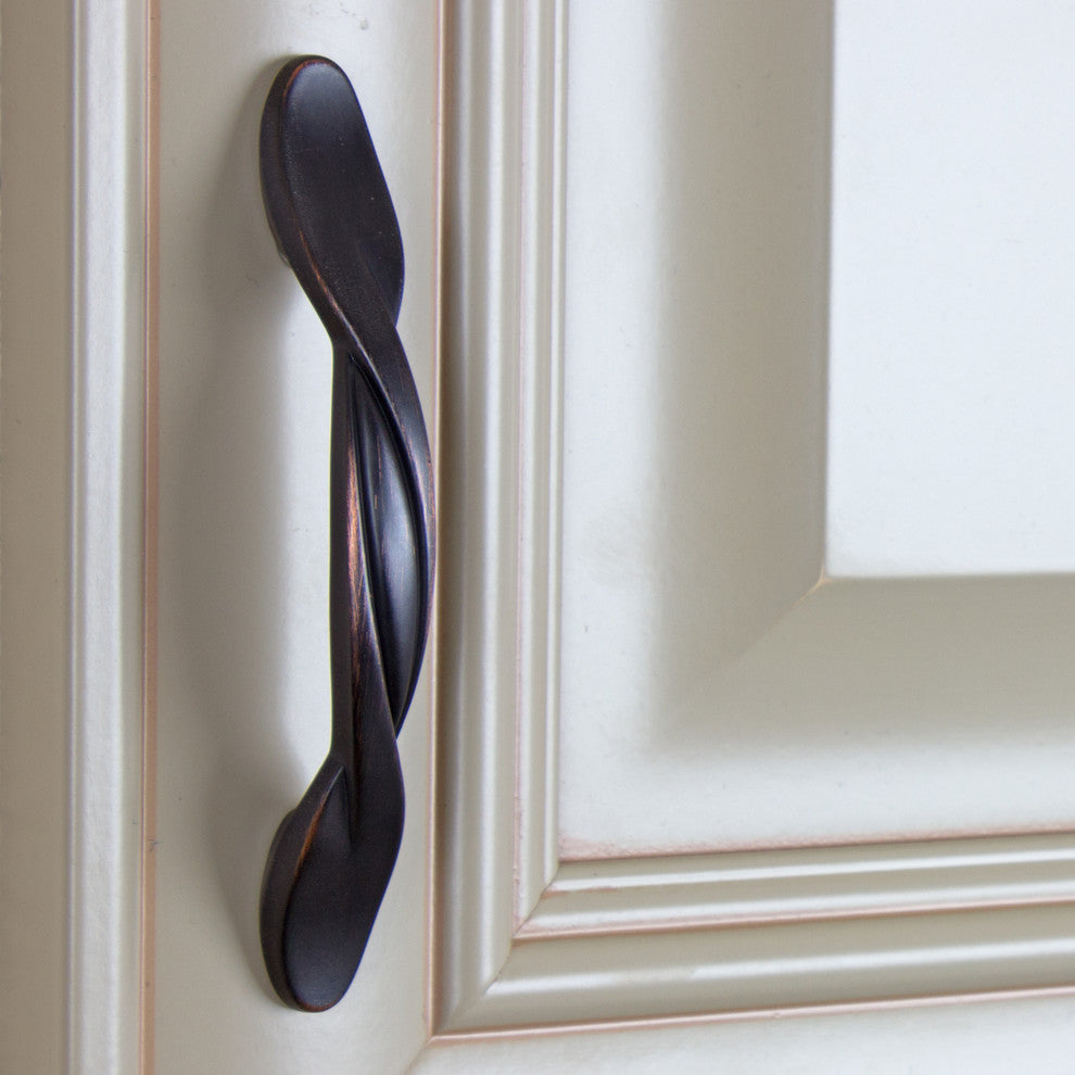 3" Center Twist Pull, Set of 20, Oil Rubbed Bronze