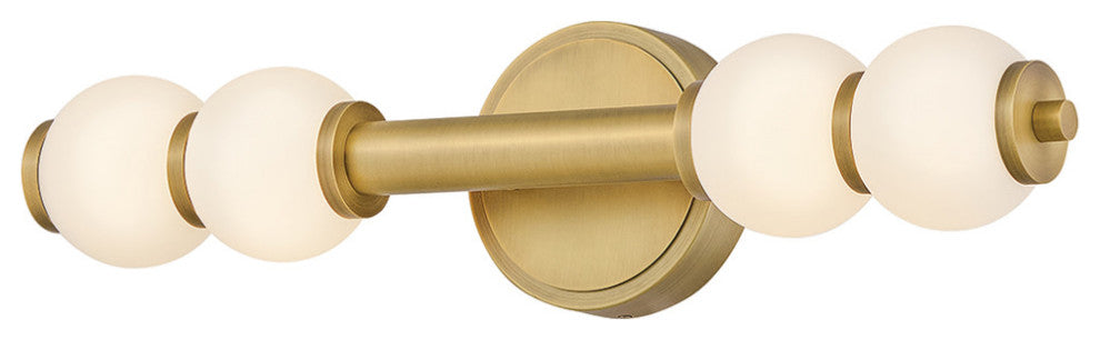 Hinkley Trigo Large Led Sconce, Lacquered Brass