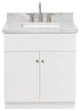 Ariel F031SCWRVO Hamlet 31" - White / Carrara White Top
