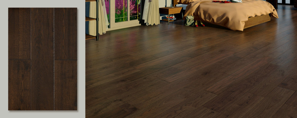 European Oak Brown 1/2"X7"Xrandom Length Hardwood Flooring(25.26 Sqft/Box)