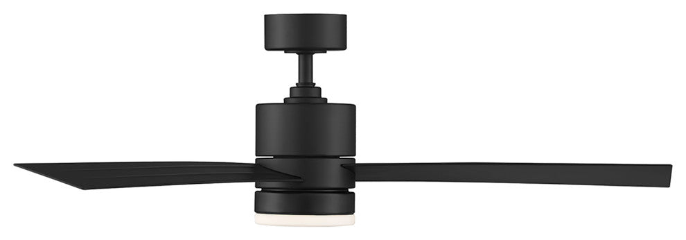 San Francisco Indoor/Outdoor 3-Blade Smart Ceiling Fan 52" Matte Black With Kit