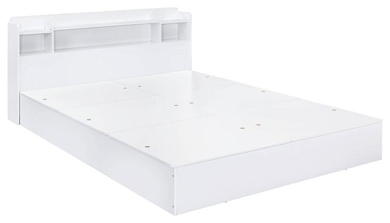 ACME Queen Bed With Storage, White Finish