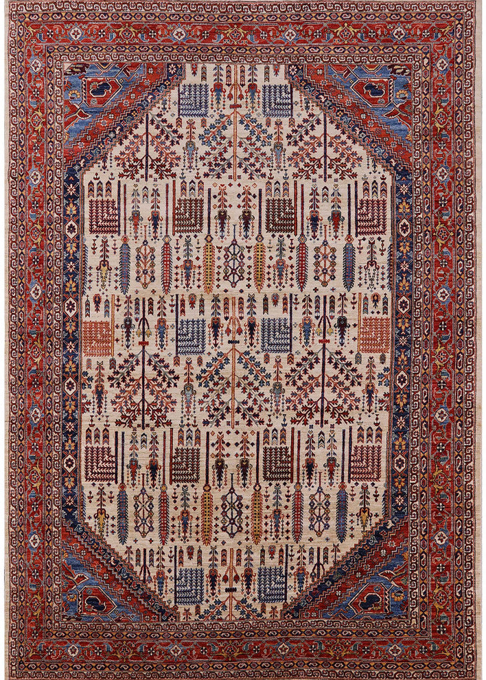 Ahgly Company Indoor Rectangle Mid-Century Modern Area Rugs, 2' x 4'