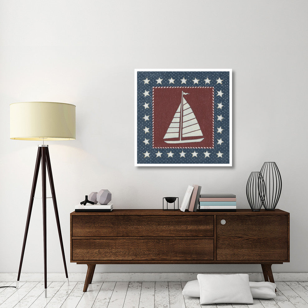 "Coastal Americana I" Digital Paper Print by David Carter Brown, 38"x38"