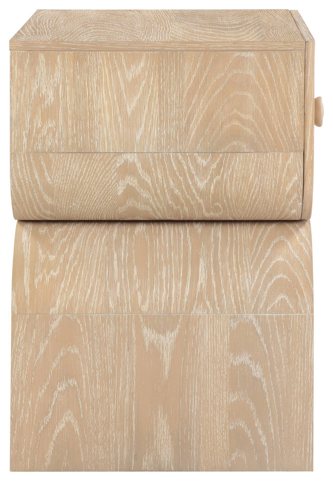 Jace Oak Veneer Night Stand, Natural