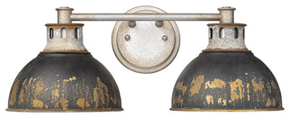 Golden Lighting 0865-BA2 ABI Kinsley 2 Light 19"W Vanity Light - Aged