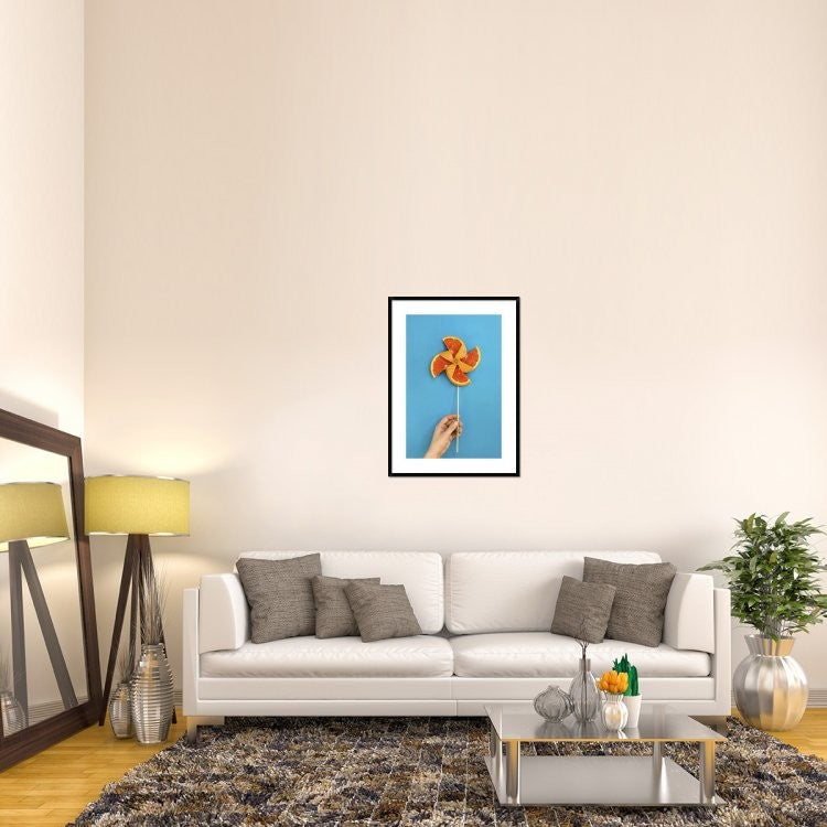 "Summertime Pinwheel" Framed Digital Print by Dina Belenko, 28"x38"