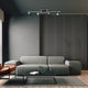 Davida-2, 4-Light Track Light, Matte Black, Chrome Finish
