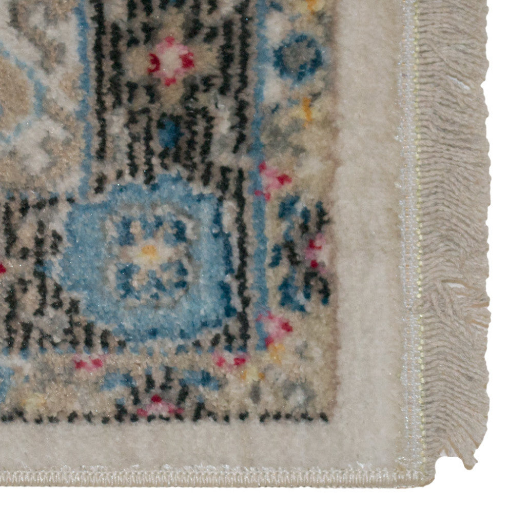 Machine Made Polyester Durable Indoor Outdoor Washable Oriental Pattern Footmat