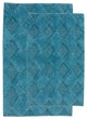 Bath Rug Cotton, 2 Piece Set, 34"x21" and 36"x24", Arctic Blue, Charlotte