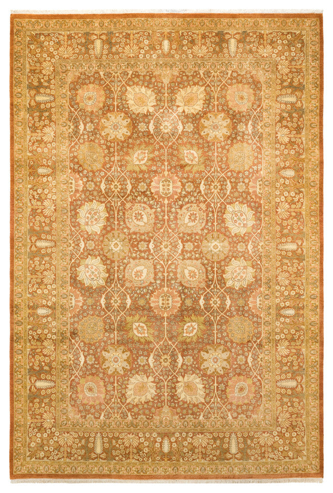 Sydney, One-of-a-Kind Hand-Knotted Area Rug Brown, 6'1"x9'2"