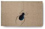 Eeek! Halloween Design Chenille Area Rug, Taupe, 2'x3'