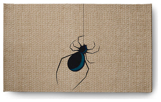 Eeek! Halloween Design Chenille Area Rug, Taupe, 2'x3'