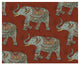 "Elephant Caravan Pattern M" Digital Paper Print by Daphne Brissonnet, 26"x22"