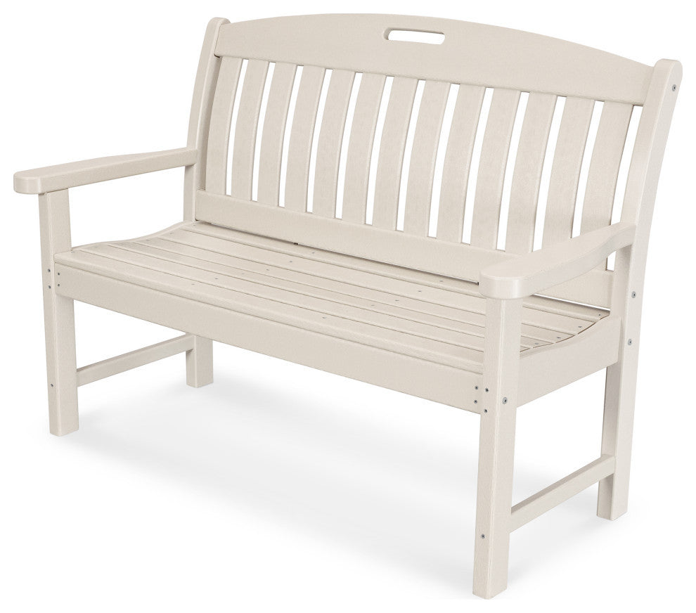Polywood Nautical 48" Bench, Sand
