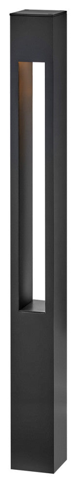 Hinkley Atlantis Square Large Bollard, Satin Black