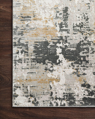 Sienne Rug, Ivory and Granite, 2'7"x8'