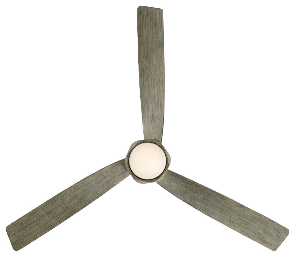 Twirl 58" Indoor/Outdoor Smart Ceiling Fan, Graphite Weathered, 3500K Light Kit