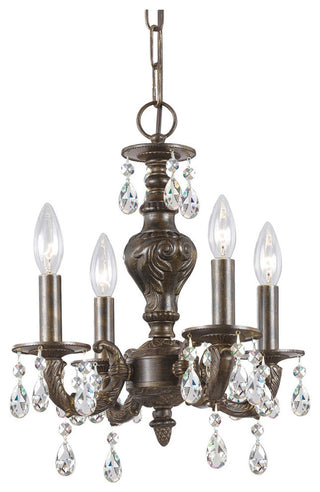 Paris Market 4 Light Mini Chandelier in Venetian Bronze