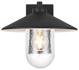 Home Living 10" Outdoor Wall Sconce, Black