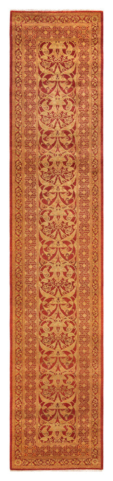 Mogul, One-of-a-Kind Hand-Knotted Area Rug Orange, 2'7"x12'10"