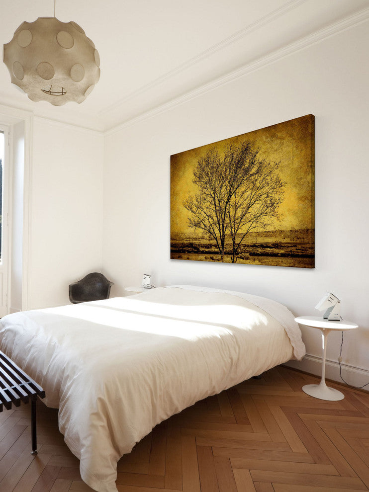 "Entwined Trees" Painting Print on Canvas by Malek