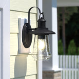 Bridgeport Motion Sensor Dusk to Dawn Outdoor Wall Light Oil Rubbed Bronze