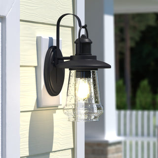 Bridgeport Motion Sensor Dusk to Dawn Outdoor Wall Light Oil Rubbed Bronze