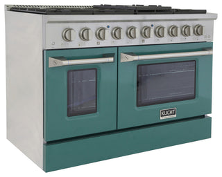 KUCHT Professional 48" 6.7 cu. ft. Range, Green, Natural Gas