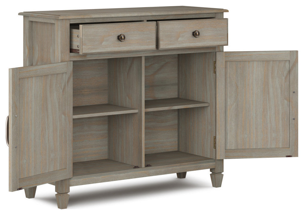 Connaught Entryway Storage Cabinet, Distressed Gray