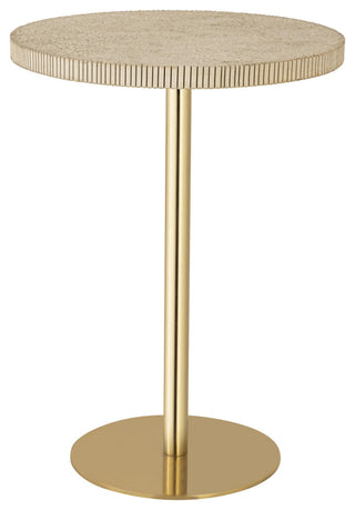 Fiona Gold Stone Side Table