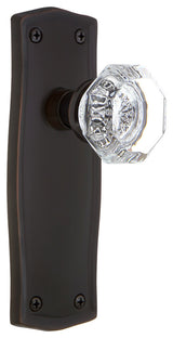 Prairie Plate Passage Waldorf Door Knob, Timeless Bronze