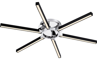 Quoizel QSF6793 Zealand 36"W LED Semi-Flush Ceiling Fixture - Polished Chrome