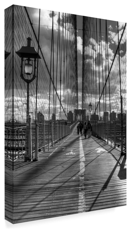 "Brooklyn Bridge 3" by Chris Bliss, Canvas Art, 22"x32"