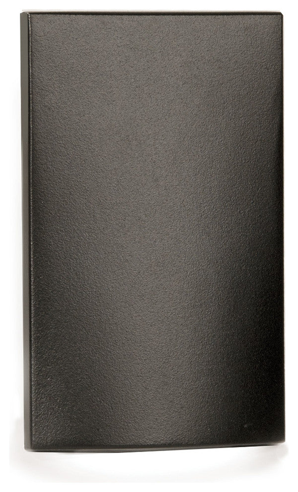 LED Vertical Scoop Step and Wall Light, Bronze