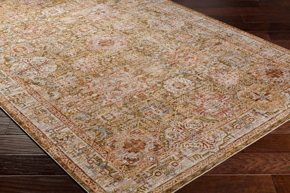 Naila IAL-2306 Olive Machine Woven 7'10" x 10'3" Rug